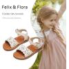 imageFelix ampamp Flora Toddler Girl Sandals  Little Girl Easter Summer Dress Shoes Lightweight Open Toe Beach HolidayBc307beige