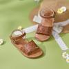 imageFelix ampamp Flora Toddler Girl Sandals  Little Girl Easter Summer Dress Shoes Lightweight Open Toe Beach HolidayBc307brown