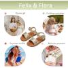 imageFelix ampamp Flora Toddler Girl Sandals  Little Girl Easter Summer Dress Shoes Lightweight Open Toe Beach HolidayBc307gold