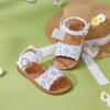 imageFelix ampamp Flora Toddler Girl Sandals  Little Girl Easter Summer Dress Shoes Lightweight Open Toe Beach HolidayBc307white