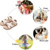 imageFelix ampamp Flora Toddler Girl Sandals Flower Girl Dress Shoes Open Toe Little Kid Summer FlatsBc212beige