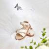 imageFelix ampamp Flora Toddler Girl Sandals Flower Girl Dress Shoes Open Toe Little Kid Summer FlatsBc212beige