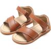 imageFelix ampamp Flora Toddler Girl Sandals Flower Girl Dress Shoes Open Toe Little Kid Summer FlatsBc212oxford Brown