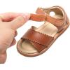 imageFelix ampamp Flora Toddler Girl Sandals Flower Girl Dress Shoes Open Toe Little Kid Summer FlatsBc212oxford Brown