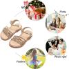 imageFelix ampamp Flora Toddler Girl Sandals Flower Girl Dress Shoes Open Toe Little Kid Summer FlatsBc277gold