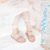 imageFelix ampamp Flora Toddler Girl Sandals Flower Girl Dress Shoes Open Toe Little Kid Summer FlatsBc277gold