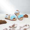 imageFelix ampamp Flora Toddler Girls Sandals Soft Rubber Flats Summer Baby Flower Girl ShoesBc207blue