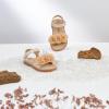 imageFelix ampamp Flora Toddler Girls Sandals Soft Rubber Flats Summer Baby Flower Girl ShoesBc207dark Nude