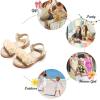 imageFelix ampamp Flora Toddler Girls Sandals Soft Rubber Flats Summer Baby Flower Girl ShoesBc207gold