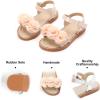 imageFelix ampamp Flora Toddler Girls Sandals Soft Rubber Flats Summer Baby Flower Girl ShoesBc207nude