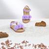 imageFelix ampamp Flora Toddler Girls Sandals Soft Rubber Flats Summer Baby Flower Girl ShoesBc207purple