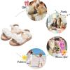 imageFelix ampamp Flora Toddler Girls Sandals Soft Rubber Flats Summer Baby Flower Girl ShoesBc207white