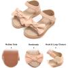 imageFelix ampamp Flora Toddler Girls Sandals Soft Rubber Flats Summer Baby Flower Girl ShoesBc245nude