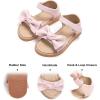 imageFelix ampamp Flora Toddler Girls Sandals Soft Rubber Flats Summer Baby Flower Girl ShoesBc245pink
