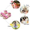 imageFelix ampamp Flora Toddler Girls Sandals Soft Rubber Flats Summer Baby Flower Girl ShoesBc245rose
