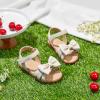 imageFelix ampamp Flora Toddler Girls Sandals Soft Rubber Flats Summer Baby Flower Girl ShoesBc252fl Beige