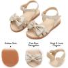 imageFelix ampamp Flora Toddler Girls Sandals Soft Rubber Flats Summer Baby Flower Girl ShoesBc252gold