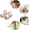 imageFelix ampamp Flora Toddler Girls Sandals Soft Rubber Flats Summer Baby Flower Girl ShoesBc252pink