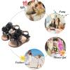 imageFelix ampamp Flora Toddler Girls Sandals Soft Rubber Flats Summer Baby Flower Girl ShoesBc254black