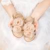 imageFelix ampamp Flora Toddler Girls Sandals Soft Rubber Flats Summer Baby Flower Girl ShoesBc254champagne
