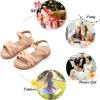 imageFelix ampamp Flora Toddler Girls Sandals Soft Rubber Flats Summer Baby Flower Girl ShoesBc266nude