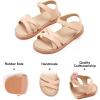 imageFelix ampamp Flora Toddler Girls Sandals Soft Rubber Flats Summer Baby Flower Girl ShoesBc266nude