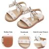 imageFelix ampamp Flora Toddler Girls Sandals Soft Rubber Flats Summer Baby Flower Girl ShoesBc283beige
