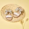 imageFelix ampamp Flora Toddler Girls Sandals Soft Rubber Flats Summer Baby Flower Girl ShoesBc283beige