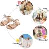 imageFelix ampamp Flora Toddler Girls Sandals Soft Rubber Flats Summer Baby Flower Girl ShoesBc283nude