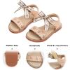 imageFelix ampamp Flora Toddler Girls Sandals Soft Rubber Flats Summer Baby Flower Girl ShoesBc283nude