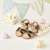 imageFelix ampamp Flora Toddler Girls Sandals Soft Rubber Flats Summer Baby Flower Girl ShoesBc284black