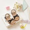 imageFelix ampamp Flora Toddler Girls Sandals Soft Rubber Flats Summer Baby Flower Girl ShoesBc284black