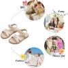 imageFelix ampamp Flora Toddler Girls Sandals Soft Rubber Flats Summer Baby Flower Girl ShoesBc284nude