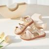 imageFelix ampamp Flora Toddler Girls Sandals Soft Rubber Flats Summer Baby Flower Girl ShoesBc284nude
