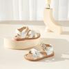 imageFelix ampamp Flora Toddler Girls Sandals Soft Rubber Flats Summer Baby Flower Girl ShoesBc284white