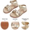 imageFelix ampamp Flora Toddler Girls Sandals Soft Rubber Flats Summer Baby Flower Girl ShoesBc290gold