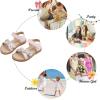 imageFelix ampamp Flora Toddler Girls Sandals Soft Rubber Flats Summer Baby Flower Girl ShoesBc290pink