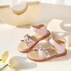 imageFelix ampamp Flora Toddler Girls Sandals Soft Rubber Flats Summer Baby Flower Girl ShoesBc290pink