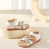 imageFelix ampamp Flora Toddler Girls Sandals Soft Rubber Flats Summer Baby Flower Girl ShoesBc290white