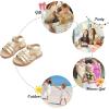 imageFelix ampamp Flora Toddler Girls Sandals Soft Rubber Flats Summer Baby Flower Girl ShoesBc295gold