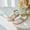 imageFelix ampamp Flora Toddler Girls Sandals Soft Rubber Flats Summer Baby Flower Girl ShoesBc295white