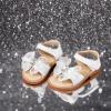 imageFelix ampamp Flora Toddler Girls Sandals Soft Rubber Flats Summer Baby Flower Girl ShoesBc298fl White