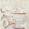 imageFelix ampamp Flora Toddler Girls Sandals Soft Rubber Flats Summer Baby Flower Girl ShoesBc315white
