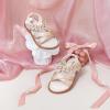 imageFelix ampamp Flora Toddler Girls Sandals Soft Rubber Flats Summer Baby Flower Girl ShoesBc323s Dark Nude