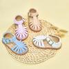imageFelix ampamp Flora Toddler Girls Sandals Soft Rubber Princess Flat Shoes Summer Flower Girl ShoesBc262beige