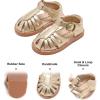 imageFelix ampamp Flora Toddler Girls Sandals Soft Rubber Princess Flat Shoes Summer Flower Girl ShoesBc262gold