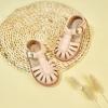 imageFelix ampamp Flora Toddler Girls Sandals Soft Rubber Princess Flat Shoes Summer Flower Girl ShoesBc262nude