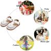 imageFelix ampamp Flora Toddler Girls Sandals Soft Rubber Princess Flat Shoes Summer Flower Girl ShoesBc289white