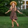 imageFelix ampamp Flora Toddler Girls Sandals Soft Rubber Princess Flat Shoes Summer Flower Girl ShoesBc311brown