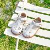 imageFelix ampamp Flora Toddler Girls Sandals Soft Rubber Princess Flat Shoes Summer Flower Girl ShoesBc311white